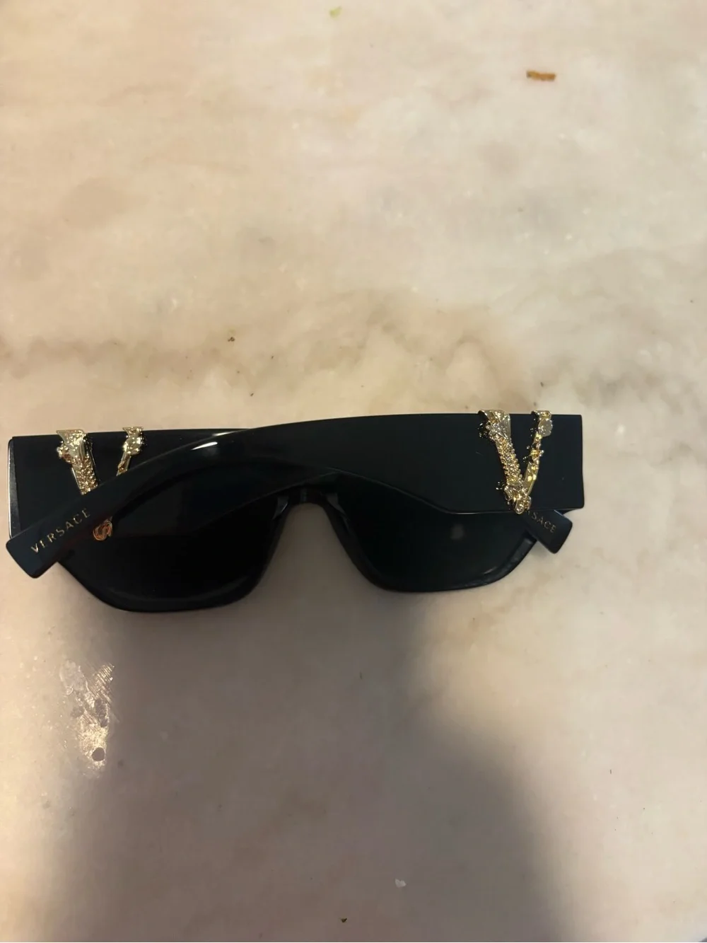 Versace Black Cat-Eye Women's Sunglasses